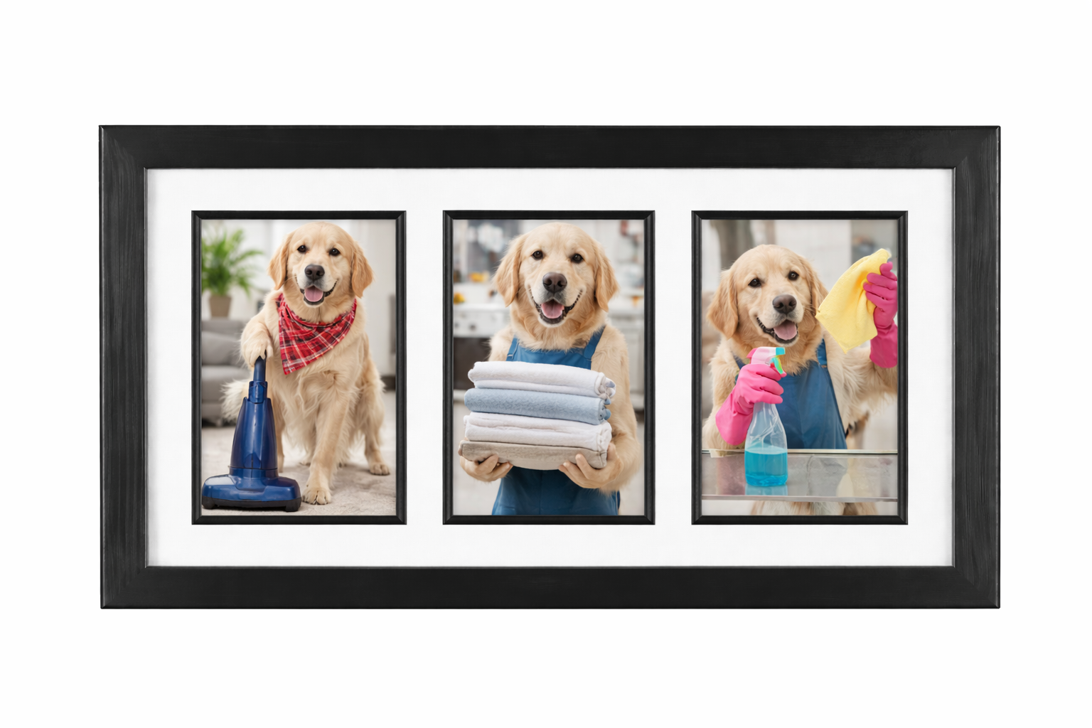 Three-Photo Pet Portrait (5×7)