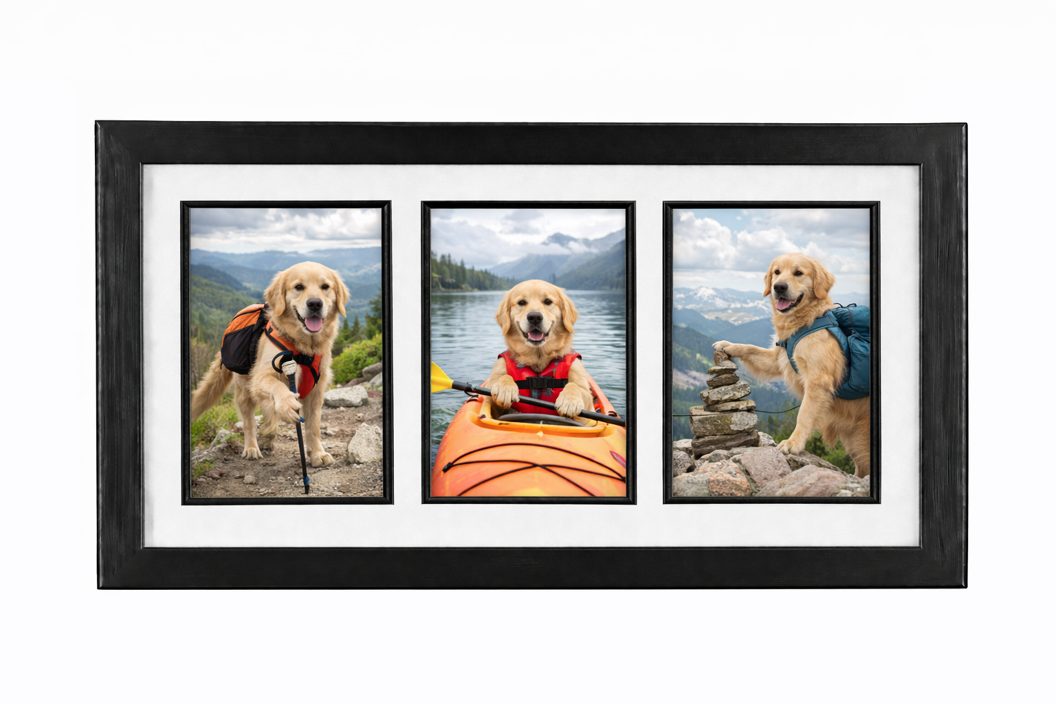 Three-Photo Pet Portrait (5×7)