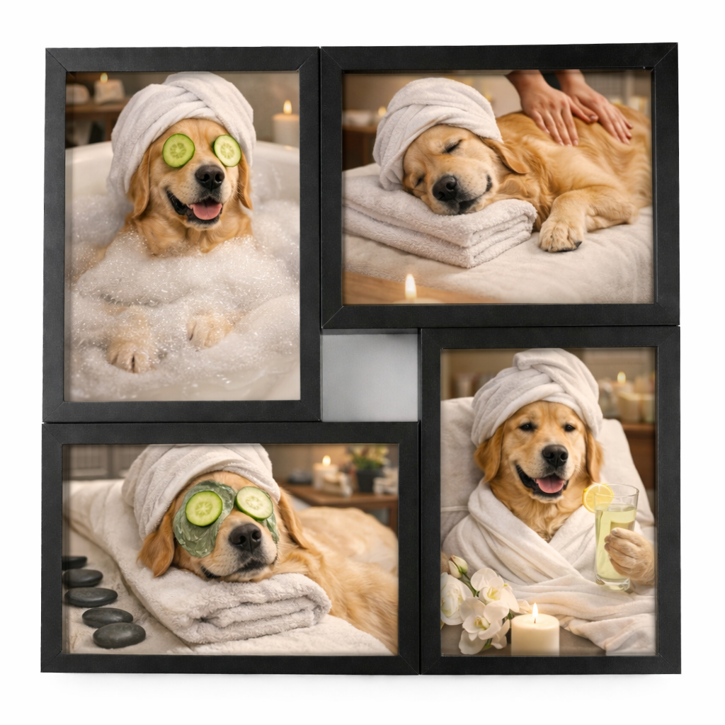 Four Photo Pet Portrait (4x6)